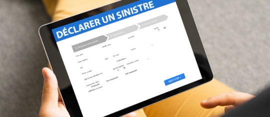 Comment déclarer un sinistre en ligne