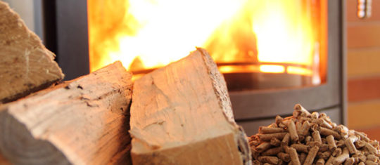 Chauffage au poêle à granulés de bois