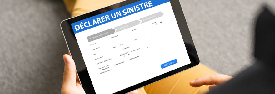 Comment déclarer un sinistre en ligne