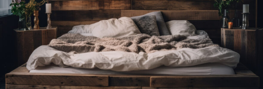têtes de lit en bois