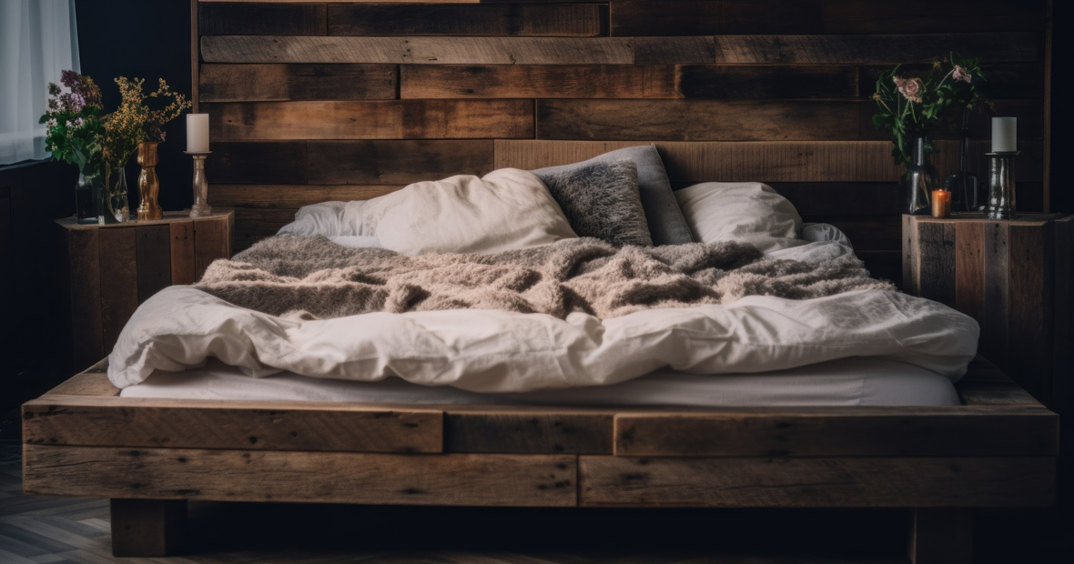 têtes de lit en bois